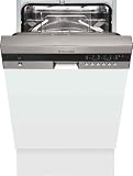 Electrolux ESI 44032 X Teilintegrierbarer Geschirrspüler / AAA / 0.8 kWh / 9 MGD / 13 Liter / 45 cm Breite / edelstahl