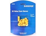 Shure EA120 Replacement Foams (Yellow) for Shure E3c, E3g, E4c, E4g, E5c, I3, I4c, E3c-n and E4c-n models - 10 Pair
