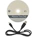Motorola OEM BR50 Battery + Data Transfer Cable + 4.0 Software SYNC MP3 Picture Data For Motorola Razr V3 V3c V3i V3m V3t V3r PEBL U6