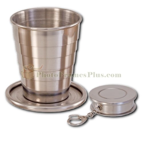 Collapsible Shot Glass Key Ring