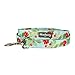Blueberry Pet Durable The Cherry Garden Turquoise Designer Dog Leash 6 ft x 5/8