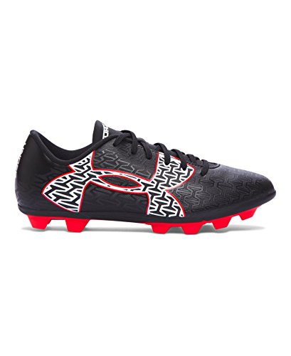 Under Armour Boys' UA ClutchFit Force 2.0 HG Jr. Soccer Cleats 6 Black
