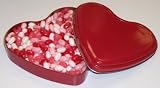 Scott's Cakes Valentine Mix Jelly Belly Jelly Beans in a Heart Shape Tin