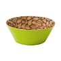 PT Pistachio Nut Bowl Melamine Plastic Green Base