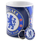 Chelsea FC Official Mug and Keychain Set