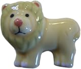 Lion Animal Shaped Ceramic Cabinet Drawer Pull Knob