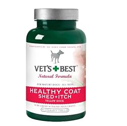 Veterinarian's Best Healthy Coat Shed & Itch Relief Chewable Tablets, 50 Count