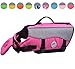 Vivaglory Dog Life Jackets with Extra Padding for Dogs, Medium - Pink