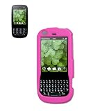 New Fashionable Perfect Fit Hard Protector Skin Cover Cell Phone Case with Clip for Palm Pixi Plus Verizon - Hot Pink