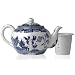 HIC Blue Willow 32-Ounce Teapot with Infuser