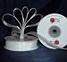 Sheer Organza Ribbon Mono Edge - 3/8" - 25 Yards (75 FT) - White
