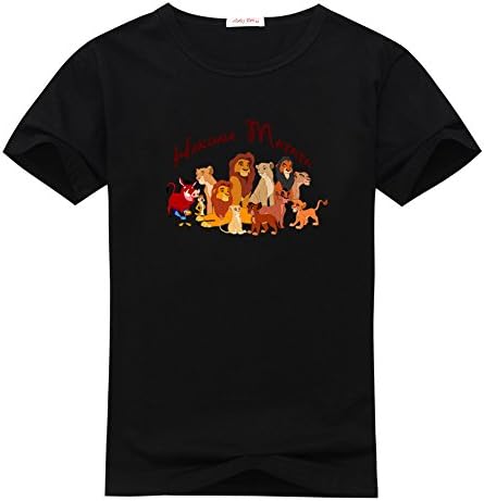 TheresaRizzo Hakuna Matata-The Lion King Womens Tee Black T-shirts Size S