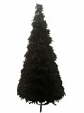 6 Foot Black Feather Christmas Tree
