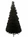 6 Foot Black Feather Christmas Tree