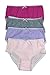 T-cottons Little Girls 100% Cotton Briefs In Assorted Colors (4 Pack)
