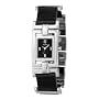 Fossil Watch, Women's Black Leather and Stainless Steel Strap ES1851