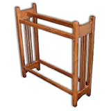 Mission-Quilt Rack Cherry