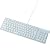 ELECOM �p���^�O���t���L�[�{�[�h/103�L�[/�ɔ��^�C�v/L�T�C�Y/�z���C�g TK-FCP004WH