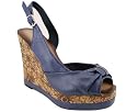 Slingback Cork Design Wedge