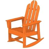 Poly-wood Recycled Plastic Wood Long Island Adirondack Rocking Chair