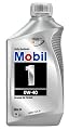 Mobil 1 96989 Synthetic 0W-40 Motor Oil - 1 Quart, Pack of 6