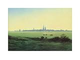 Posters: Caspar David Friedrich Poster Art Print - Wiesen Bei Greifswald (16 x 12 inches)