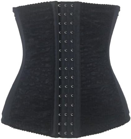 HelloTem Underbust Lace Elastic Waist Training Steel Bone Lingerie Sets XS-6XL