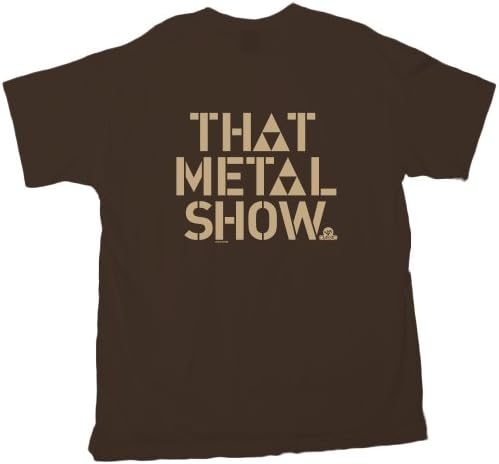 That Metal Show: Cream Logo Tee - Brown - Large