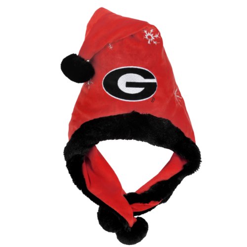 NCAA Georgia Bulldogs Thematic Santa Hat