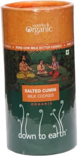 Organic Cookies Salted Jeera (Cumin) Milk 6x2 pcs - USDA Certified (Morarka)