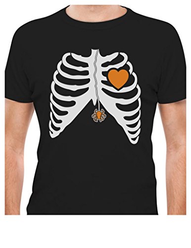 TeeStars - Skeleton Xray Rib Cage Spider Halloween Costume T-Shirt