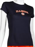 Soffe University of Illinois Junior's Short Sleeve Tissue Tee