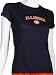 Apparel : Soffe University of Illinois Junior's Short Sleeve Tissue Tee