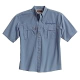 Remington DRI DUCK Angler Men's Short Sleeve Outfitter Poplin Work Shirt
