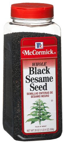 McCormick Sesame Seed, Black, 20-Ounce Plastic Bottle (Pack of 2)