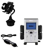 Dell Pocket DJ 20GB Auto Cup Holder with Car Charger - Uses Gomadic TipExchange