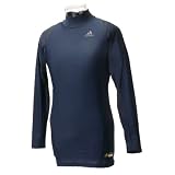 adidas(アディダス)ハイネック FABRIC-X ストレッチアンダー長袖 ダークネイビー L A6525 586060...