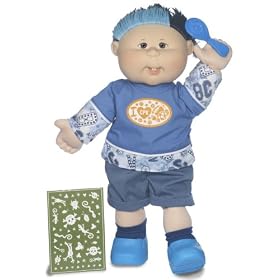 Cabbage Patch Kids 16 Feature Doll - Magic Glow Surprise Asian Boy in Black Hair by Play Along