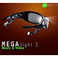 MEGASight1 | 3 MegaPixel Kamera/MP3 Sonnenbrille | Hi Tech Multimedia 4GB Kamera Sonnenbrille mit MP3 Player + Webcam Funktion + polarisierte UV400 Gl�ser von krost.at | Spion Kamera | Webcam | Sonnenbrille | MP3 Player | Sportbrille | Action Brille | Video Brille | Spy cam | Versteckte Kamera | Party Brille | Helm Kamera | Mini Kamera | Musik Sonnenbrille |