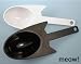 Cat Food Scooper - 1/2 Cup-Assorted Black or White (Black or White Assorted) (13" L x 4.5" W x 2" D)