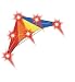 Toys : 4' (120Cm) Lazer Stunter Kite Handles & Lines & Led Lights