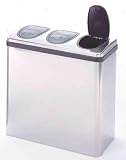 Zuny - Poubelle tri s�lectif de 60Litres - 3 compartiments