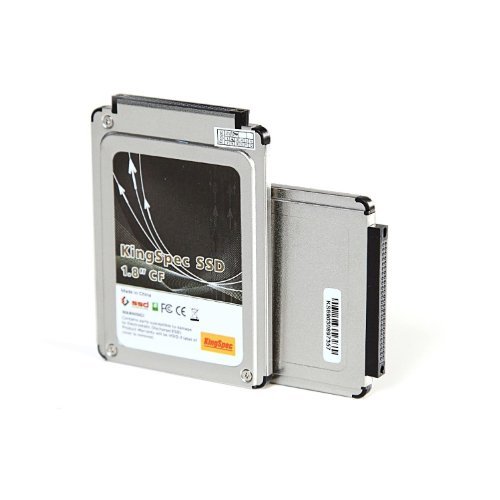 (114) KingSpec SSD, 4,57cm (1,8 Zoll), CF 50pin 128GB compact flash IDE, PATA, compactflash, 128 GB Speicher auf dieser kleinen Festplatte, State Solid Disk, SSD