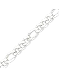 Sterling Silver 12.75mm Figaro Chain - 9 Inch