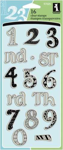 Inkadinkado(R) Clear Stamps - Fun Numbers