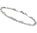 Jstyle Jewelry 4MM Stainless Steel Chain Link Bracelets for Women Filigree Bracelets 7.8 Inch