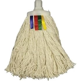 Winware Twine Socket Mop (Colour coded tag system, simply remove all but the colour required. Suitable for use with interchangeable handles. CHSA accredited.)