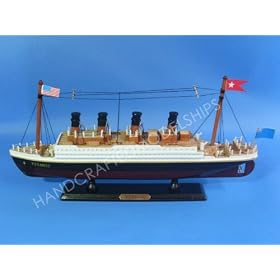 Titanic 14 White Star Line Ocean Liner Cruise Ship Unsinkable Ship Model Replica Wooden... by 