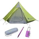 DOPPELGANGER OUTDOOR(ドッペルギャンガーアウトドア) ティピー型 ワンポールテント [3人用] T3-12
