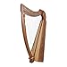 Roosebeck Heather Harp w/Full Chelby Levers - Vine Engraved
